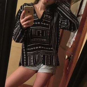 Bohemian drug rug sweatshirt small